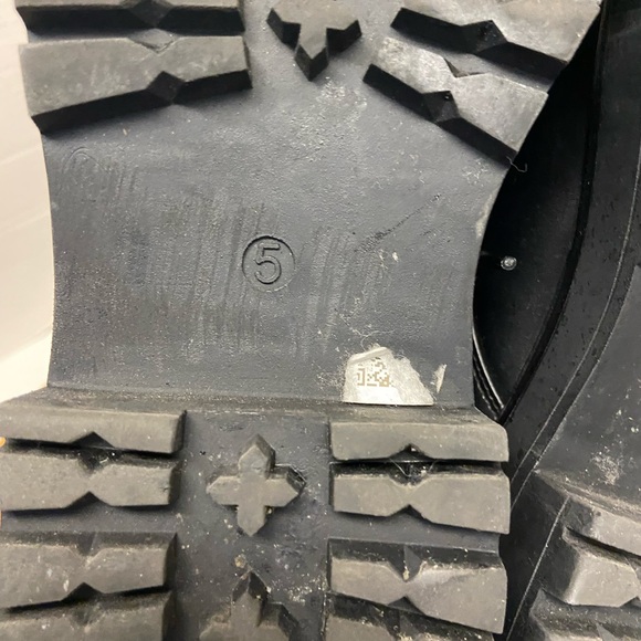 ASOS Platform Laced Combat Boot Platform Oxford - Picture 7 of 11